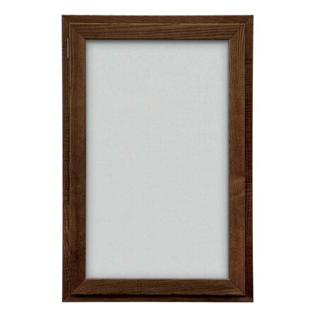 United Visual Products Outdoor Enclosed Combo Board, 42"x32", Wht Frame/Wht Porc & Ultramarine UVCB4232ODW-WHTPORC-ULTMAR